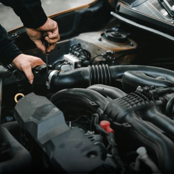 Revisión y diagnosis del motor de un vehículo